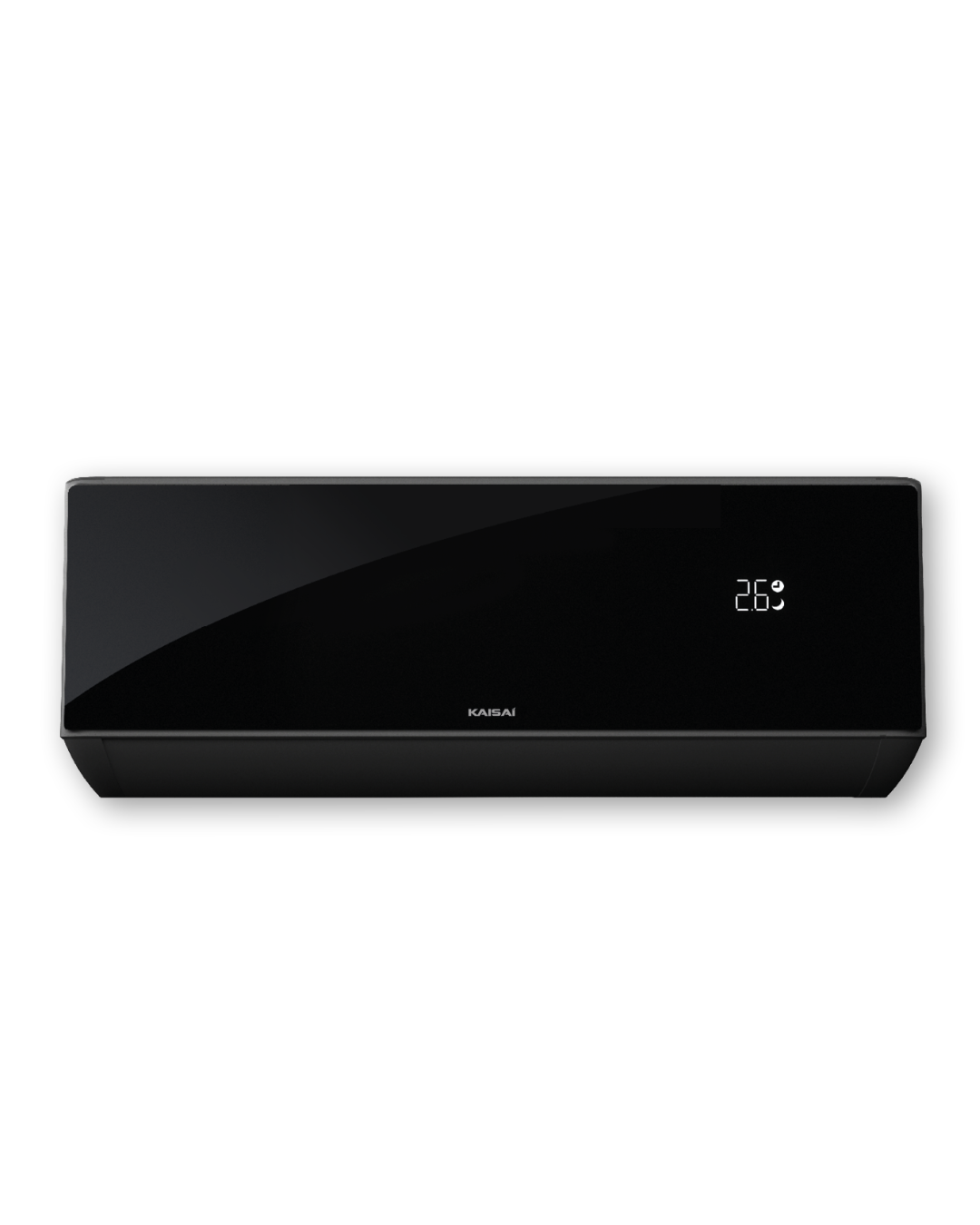 KAISAI PRO HEAT+ wall mounted air conditioner 'Black' (KRB)
